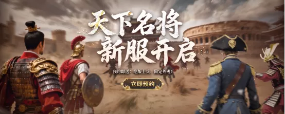 《诸国争霸》新服「天下名将」现已开放！豪礼集结共赴争霸