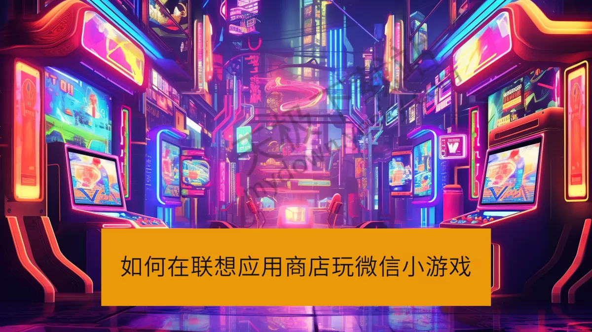 联想应用商店能直接玩微信小游戏，无需下载点击即玩！步骤超简单