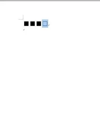 word2010将白色方框变成黑色方框的具体操作