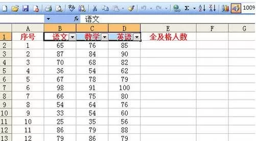 excel表格如何统计及格人数?在excel表格中统计及格人数的教程