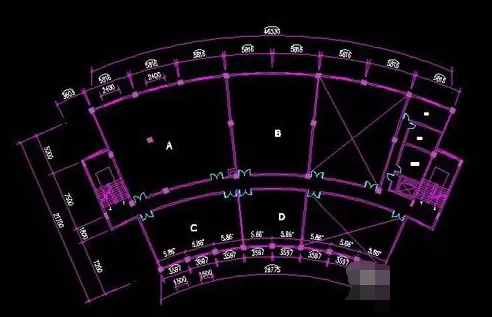 如何使用CAD绘制出弧形建筑户型图？