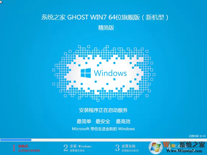 GHOST WIN7 64位官网版下载安装|系统之家WIN7 64位(新机型)精简版ISO镜像